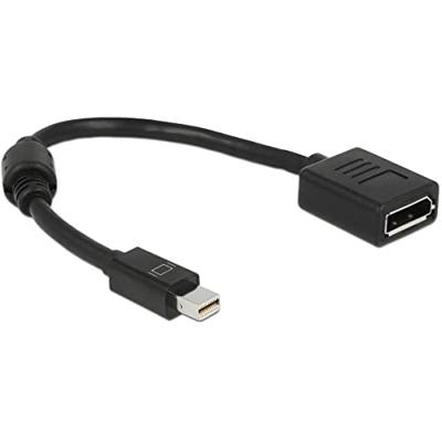 Delock 65554 Adapter mini DisplayPort male naar DisplayPort female 8K zwart Delock 65554 Adapter mini DisplayPort male naar DisplayPort female 8K zwart