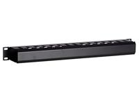 DSI 1U 19 inch metalen kabelgoot met schuifbedekking - DS-1902 kabelkanaal - thumbnail