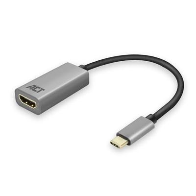 ACT usb-c naar hdmi female adapter, 4k