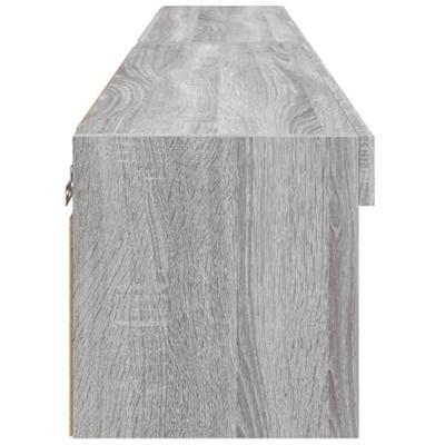 Tv-meubels met LED-verlichting 2 st 80x30x30 cm grijs sonoma