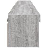 Tv-meubels met LED-verlichting 2 st 80x30x30 cm grijs sonoma - thumbnail