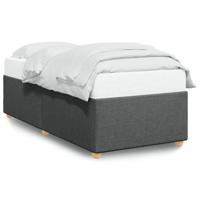 Bedframe zonder matras 90x190 cm stof donkergrijs - thumbnail