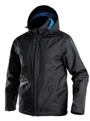 DASSY hyper wind-/waterdichte werkjas zwart s
