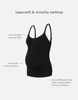 Noppies Evi Naadloze Sensil VoedingsTop Black - thumbnail