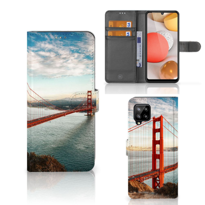 Samsung Galaxy A42 5G | Flip Cover | Golden Gate Bridge