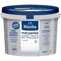 Perfecte muur- en plafondverf - RIPOLIN - 441725 - Wit - Mat - 5 L - thumbnail