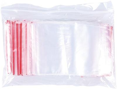 OFFICE products gripsealzakje, transparant, pak van 100 stuks, ft 70 x 100 mm