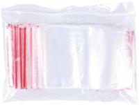 OFFICE products gripsealzakje, transparant, pak van 100 stuks, ft 70 x 100 mm - thumbnail