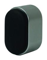 Hermeta 4700-01 deurbuffer ovaal 25 mm naturel - thumbnail