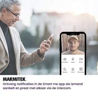 Buzz LO + Bell ME WHT - Deurbel met camera - Gong wit - thumbnail