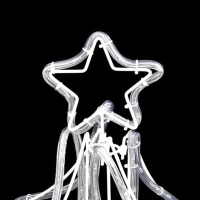 VidaXL Kerstfiguur kerstboom met warmwitte led's 87x87x93 cm VidaXL Kerstfiguur kerstboom met warmwitte led's 87x87x93 cm