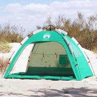 strandtent 2-persoons waterdicht snelontgrendeling zeegroen - thumbnail