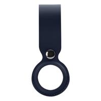 Xccess PU Leather Airtag Loop Dark Blue - thumbnail