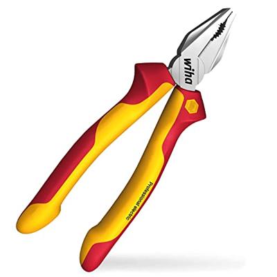 Wiha Combinatietang Professional electric met DynamicJoint® en OptiGrip met extra lang snijvlak | 180 mm | 7" - 27418 - 27418