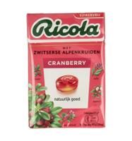 Ricola Kruidenpastilles Cranberry Suikervrij - thumbnail