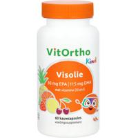 VitOrtho Visolie 30mg EPA DHA kind kauwcapsules 60 Capsules - thumbnail