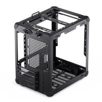 Jonsbo C6 Mini-tower Behuizing, PC-behuizing, Gaming-behuizing Zwart - thumbnail