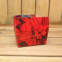 Bonbon doosjes - Chocolade doosje - Rood bloem LAAG - 24 stuks - thumbnail