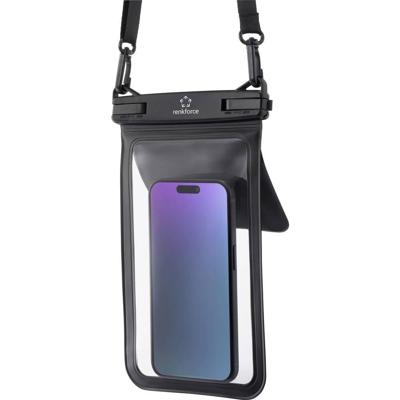Renkforce Wasserdichte Smartphone Hülle Outdoor telefoonhoes Universeel Black, Transparant Waterdicht, Met schouderriem, Stofdicht Renkforce Wasserdichte Smartphone Hülle Outdoor telefoonhoes Universeel Black, Transparant Waterdicht, Met schouderriem, Stofdicht