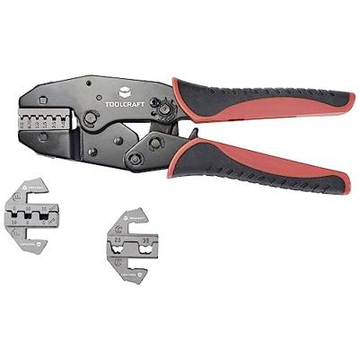 TOOLCRAFT TO-7703463 Krimptangset 83-delig Adereindhulzen 0.5 tot 35 mm² Incl. assortiment adereindhulzen in koffer, Incl. verwisselbare krimpinserts TOOLCRAFT TO-7703463 Krimptangset 83-delig Adereindhulzen 0.5 tot 35 mm² Incl. assortiment adereindhulzen in koffer, Incl. verwisselbare krimpinserts