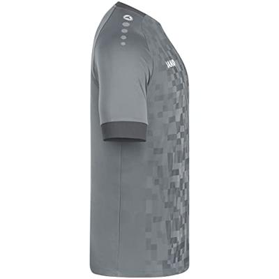 JAKO 4241K Shirt Pixel Km Kids - Steengrijs - 152