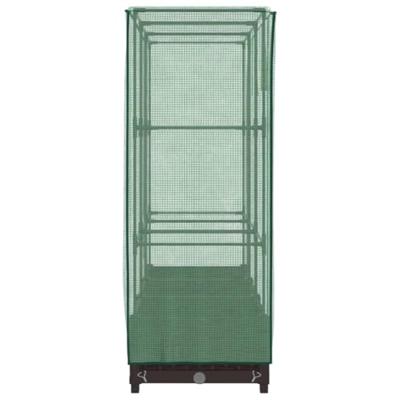 VidaXL Plantenbak verhoogd met kashoes 120x40x123 cm rattanlook
