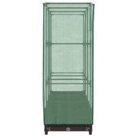 Plantenbak verhoogd met kashoes 120x40x123 cm rattanlook - thumbnail