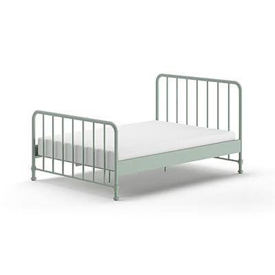 Vipack bed Bronxx - olijfgroen - 140x200 cm