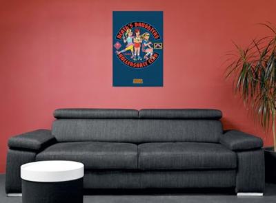 Poster Steven Rhodes - Deaths Daughters Rollerskate Club 61x91,5cm