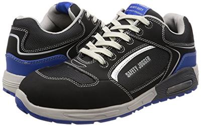 Safety Jogger Raptor Laag S1P Zwart/Blauw - Maat 41 - 00.118.018.41