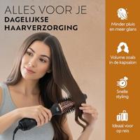 Ted Hilley DuoStyle Titanium Blow Dryer Brush Black Pink - thumbnail