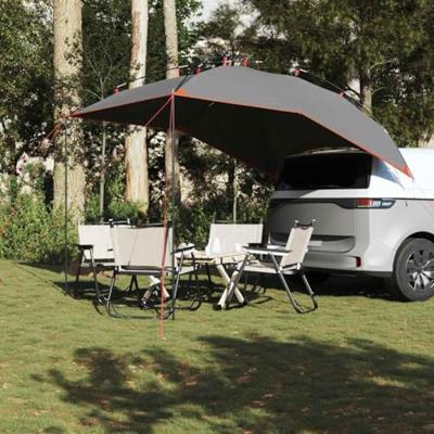 VidaXL Autotent waterdicht grijs en oranje VidaXL Autotent waterdicht grijs en oranje