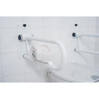Ridder Leo Toiletrolhouder voor Toiletbeugel - Wit - thumbnail