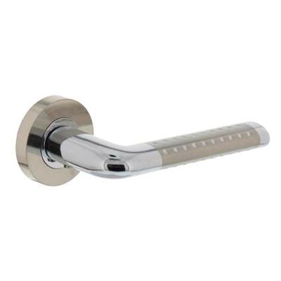 Deurkruk Marion op rozet chroom