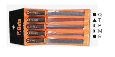 Beta 1719BMA10/B5 ?5 delig set halfzoeten vijlen | met handgreep | in etui - 017190298 017190298