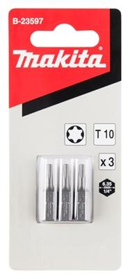 Makita Accessoires Schroefbit T10x25mm - B-23597 B-23597 Makita Accessoires Schroefbit T10x25mm - B-23597 B-23597
