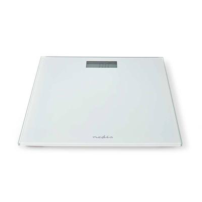 Nedis Personenweegschaal | Digitaal | Wit | Gehard Glas | 1 stuks - PESC500WT PESC500WT Nedis Personenweegschaal | Digitaal | Wit | Gehard Glas | 1 stuks - PESC500WT PESC500WT