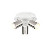 Trio 3-lichts opbouwspotGillan nikkel met wit - 814530307 - thumbnail