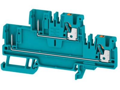 Weidmüller 1548070000 Doorgangsklem 2-etages 5.1 mm Spanveer Blauw 50 stuk(s)