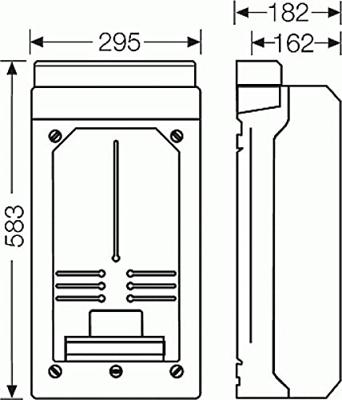 Hensel KV 9339 6100101 Behuizing 295 x 583 x 182 Kunststof 1 stuk(s) Hensel KV 9339 6100101 Behuizing 295 x 583 x 182 Kunststof 1 stuk(s)