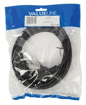 Valueline Stroomkabel UK-plug M - IEC-320-C13 3 m Valueline Stroomkabel UK-plug M - IEC-320-C13 3 m