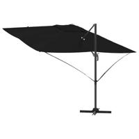VidaXL Parasol zwart 351 x 250 x 260 cm polyester en aluminium - thumbnail