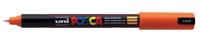 Uni-Posca Posca marker, afm pc-1mr, lijndikte 0,7 mm, extra-fijn, oranje, 1 stuk - thumbnail