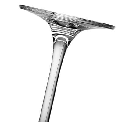 Leonardo Casella Burgundyglazen met print, per 6