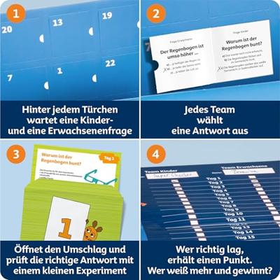 Franzis Verlag Maus - Wer weiß mehr? Adventskalender Familiespel Leeftijdsklasse Vanaf 7 jaar