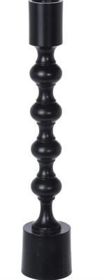 Kandelaar 23 cm Zwart Kerst Nampook - Nampook