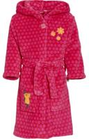 Playshoes Badjas Muis Meisjes Fleece Rood/roze Maat 110/116 - thumbnail