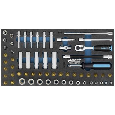 HAZET Dopsleutelset | 1/4 inch (6,3 mm) vierkant hol | Buiten-TORX®-profiel, Buiten-zeskant-tractieprofiel, Binnen-TORX®-profiel,
