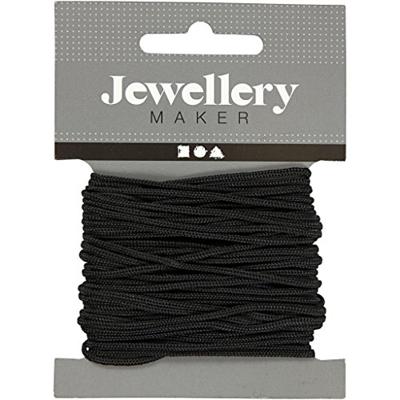 Creativ Company Macrame koord zwart, 8m