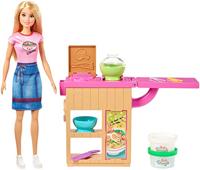 Barbie noodle bar speelset en pop - thumbnail